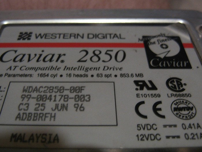 WD Caviar  850